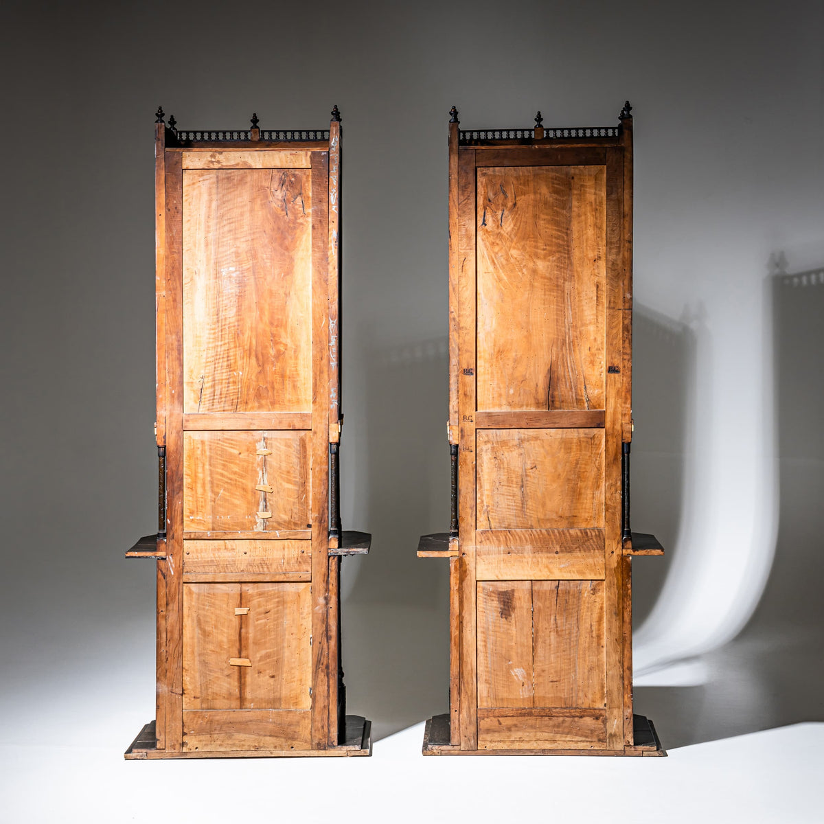 Carlo Bugatti (Italian, 1856–1940), Two Cabinets, circa 1890