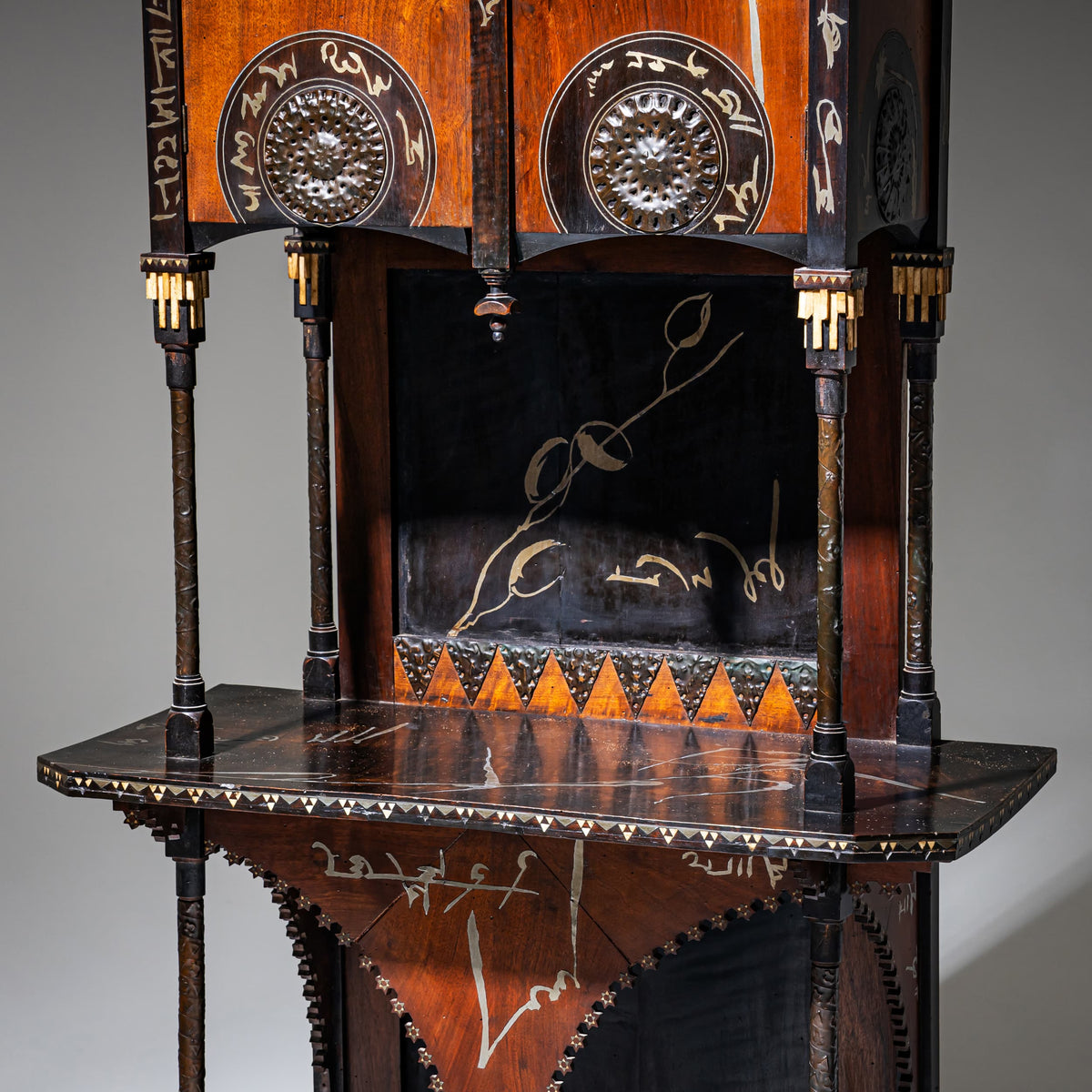 Carlo Bugatti (Italian, 1856–1940), Two Cabinets, circa 1890