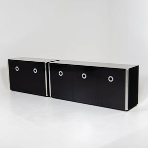 Two Sideboards by Willy Rizzo, Italy 1970s
