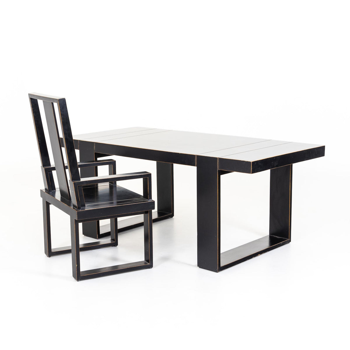 Desk with Armchair, 20th Century