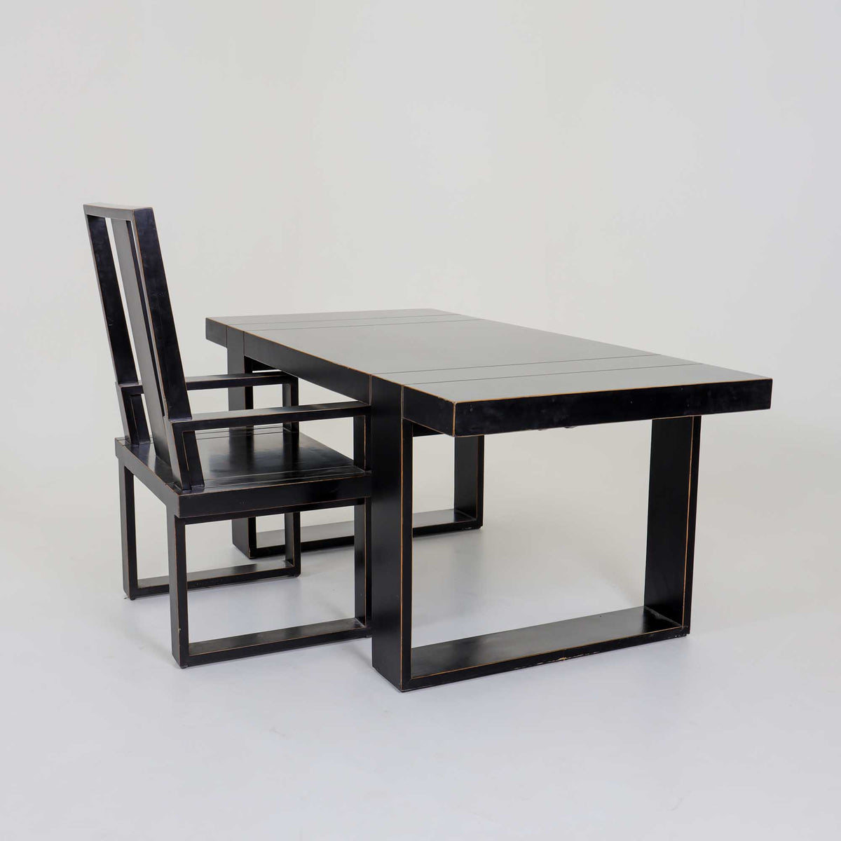 Desk with Armchair, 20th Century