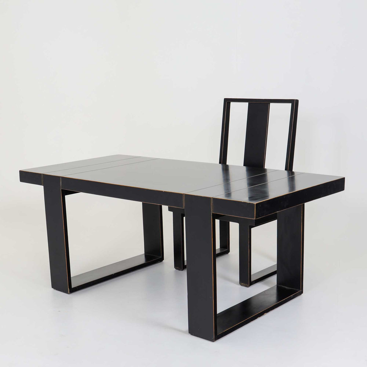 Desk with Armchair, 20th Century