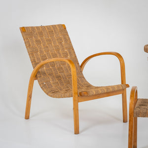 Seating group with rope covering, Italy 1940s