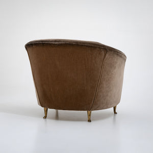 Italian Seating Ensemble in the Style of Ico Parisi, 1950s