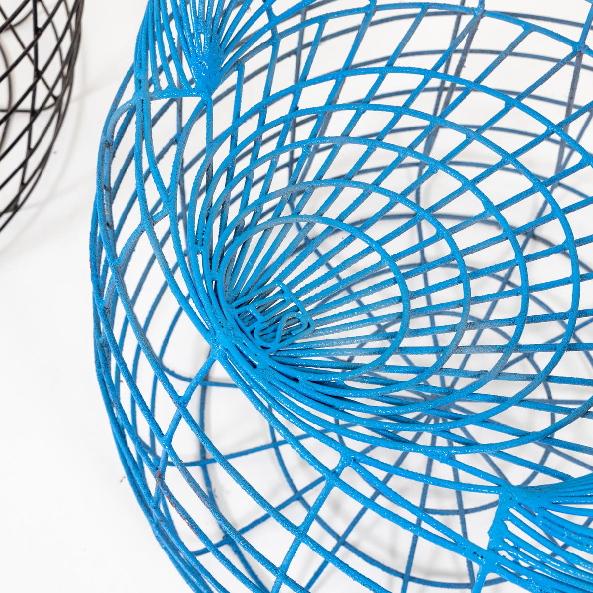 Two Chairs in blue and black by Anacleto Spazzapan, Italy 21st century