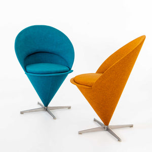 Two Verner Panton "Cone" Chairs, 20th Century