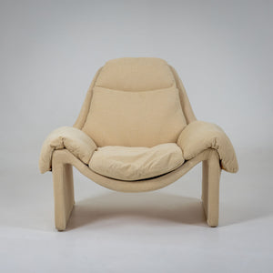 P60 Lounge Chair by Vittorio Introini for Saporiti, Italy, 1980s