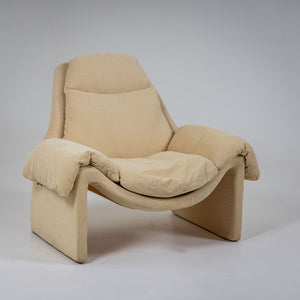 P60 Lounge Chair by Vittorio Introini for Saporiti, Italy, 1980s
