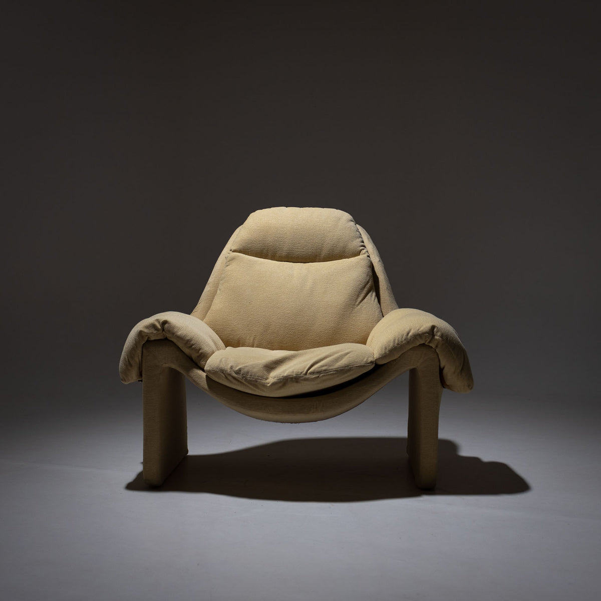 P60 Lounge Sessel von Vittorio Introini für Saporiti, Italien, 1980er Jahre