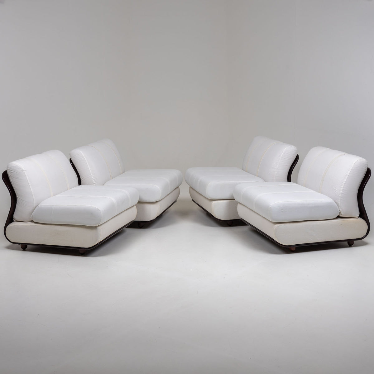 Lounge chairs in the style of Mario Bellini, Italy 20th century