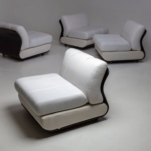 Lounge chairs in the style of Mario Bellini, Italy 20th century