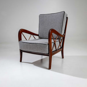 Pair of Lounge Chairs attr. to Paolo Buffa, Italy 1950s