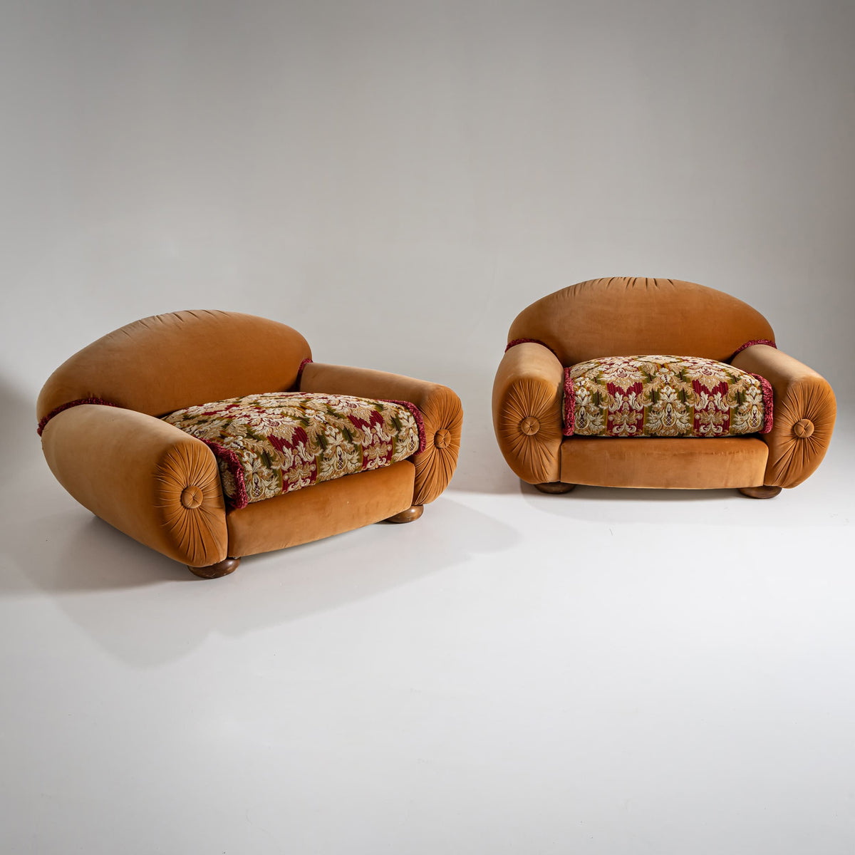Paar Vintage Sessel, Italien, 1960er Jahre