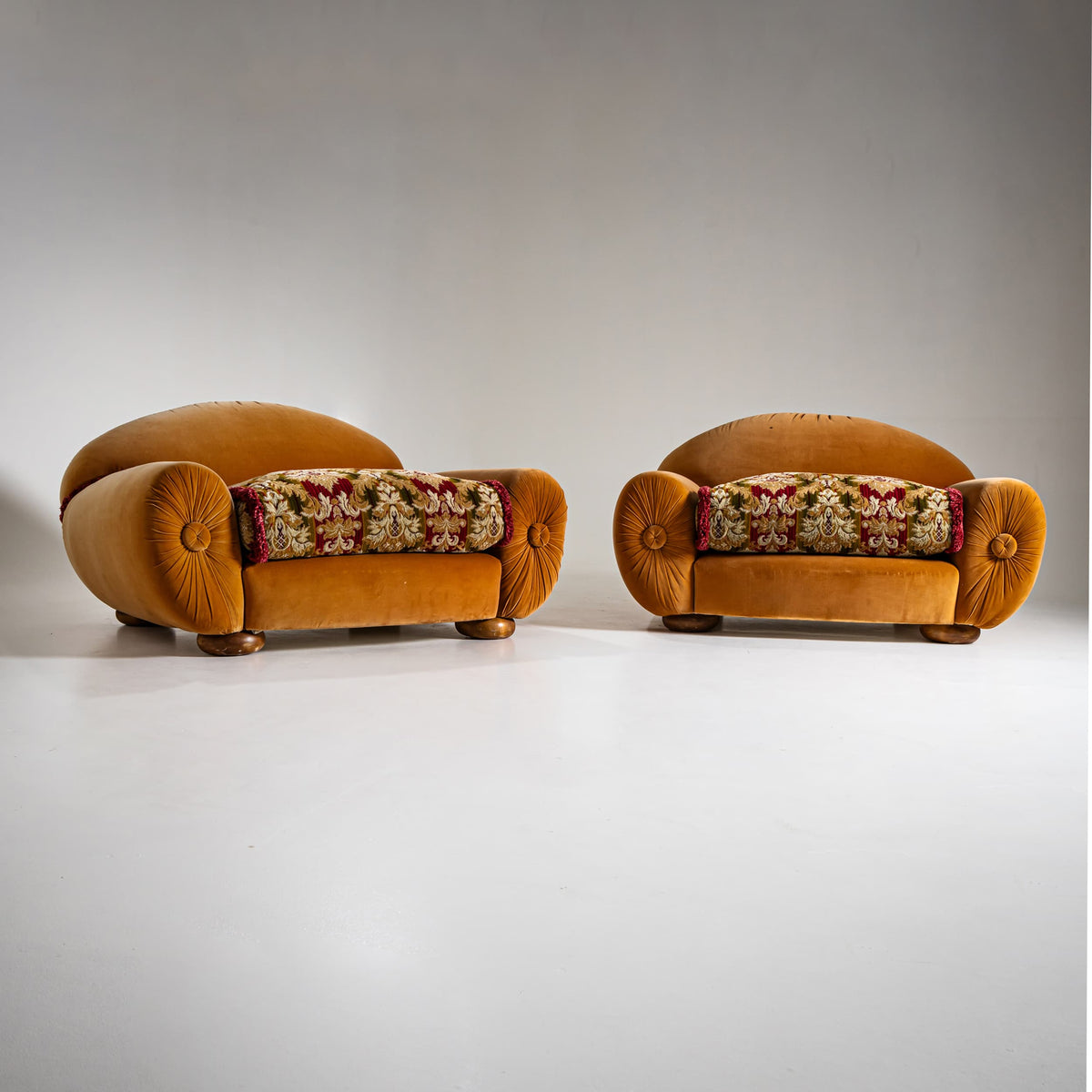Paar Vintage Sessel, Italien, 1960er Jahre