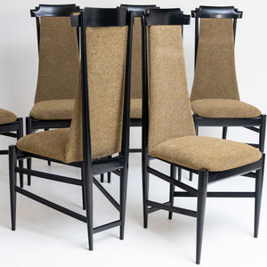 Sechs Stühle von Sergio Rodrigues (Brasilien, 1927-2014),  1960er Jahre
