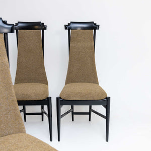 Six chairs by Sergio Rodrigues (Brazil, 1927-2014), 1960s