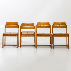 Set of four 'Tapiolina' chairs by Ilmari Tapiovaara for Fratelli Montina, 1970/80s