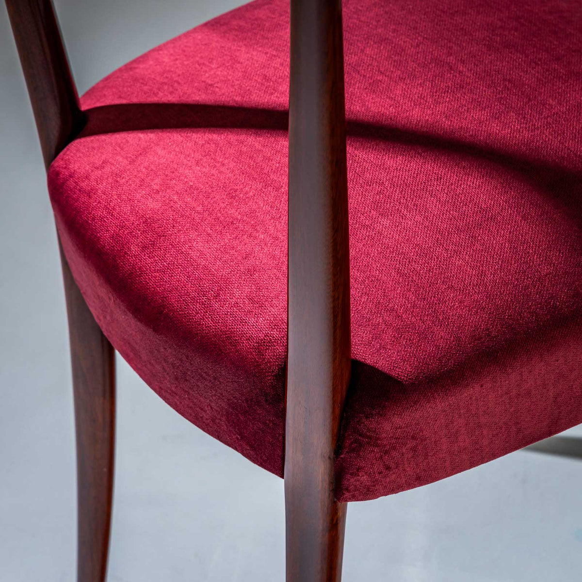 Set of six Side Chairs, Italy 1940s