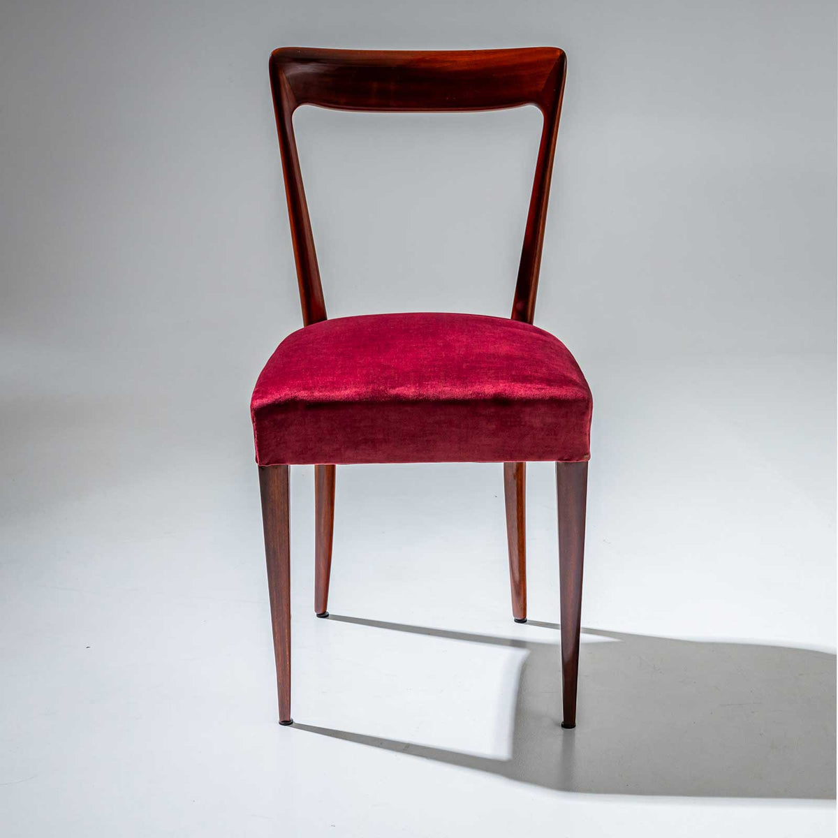 Set of six Side Chairs, Italy 1940s