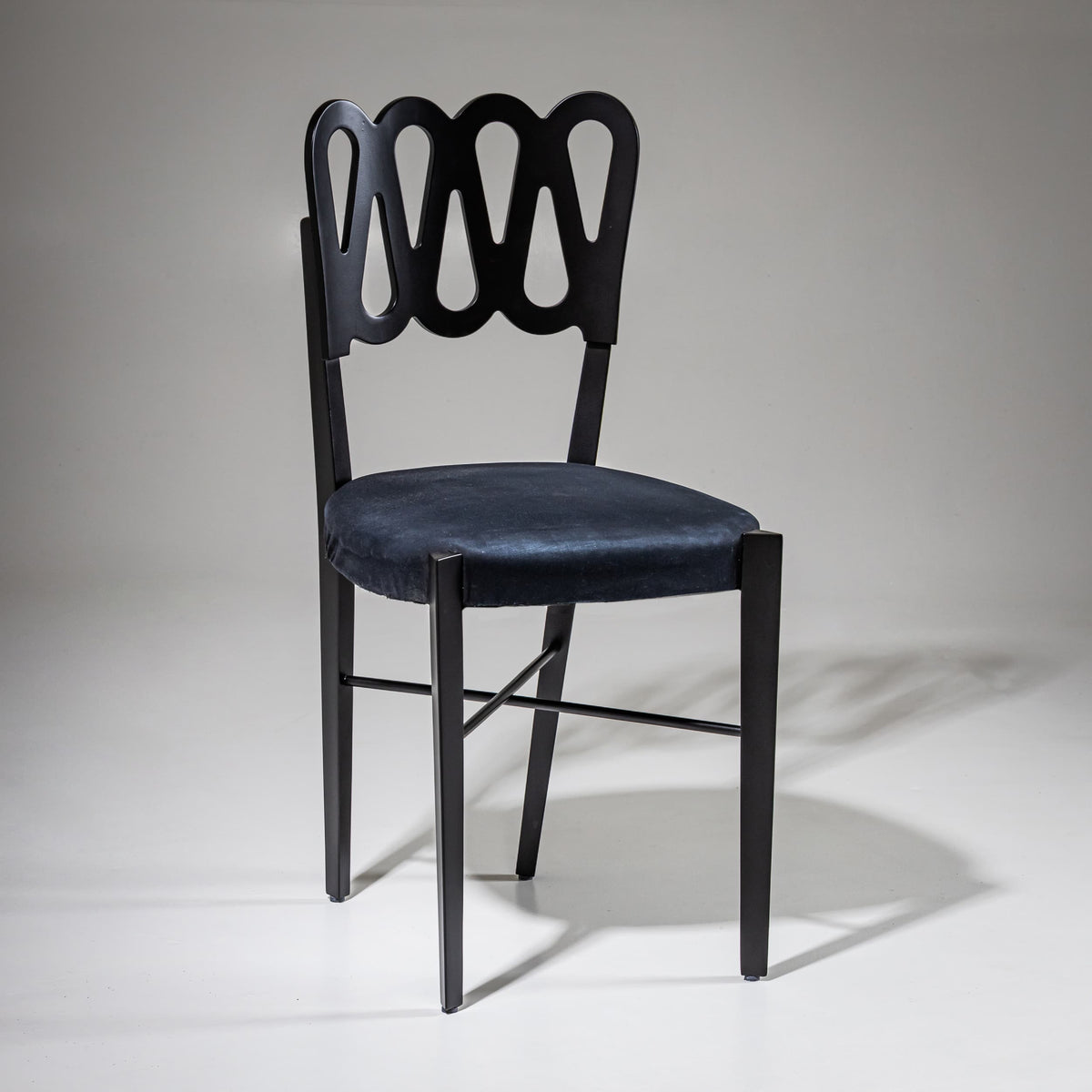 Vier Esszimmerstühle, Modell G6G von Gio Ponti für Montina, Italien, 1969