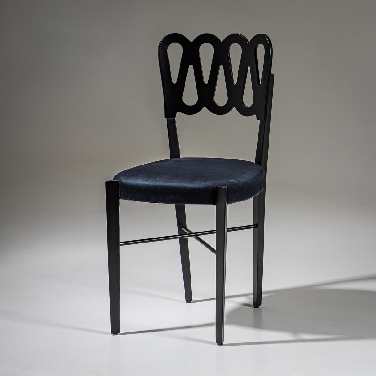 Vier Esszimmerstühle, Modell G6G von Gio Ponti für Montina, Italien, 1969