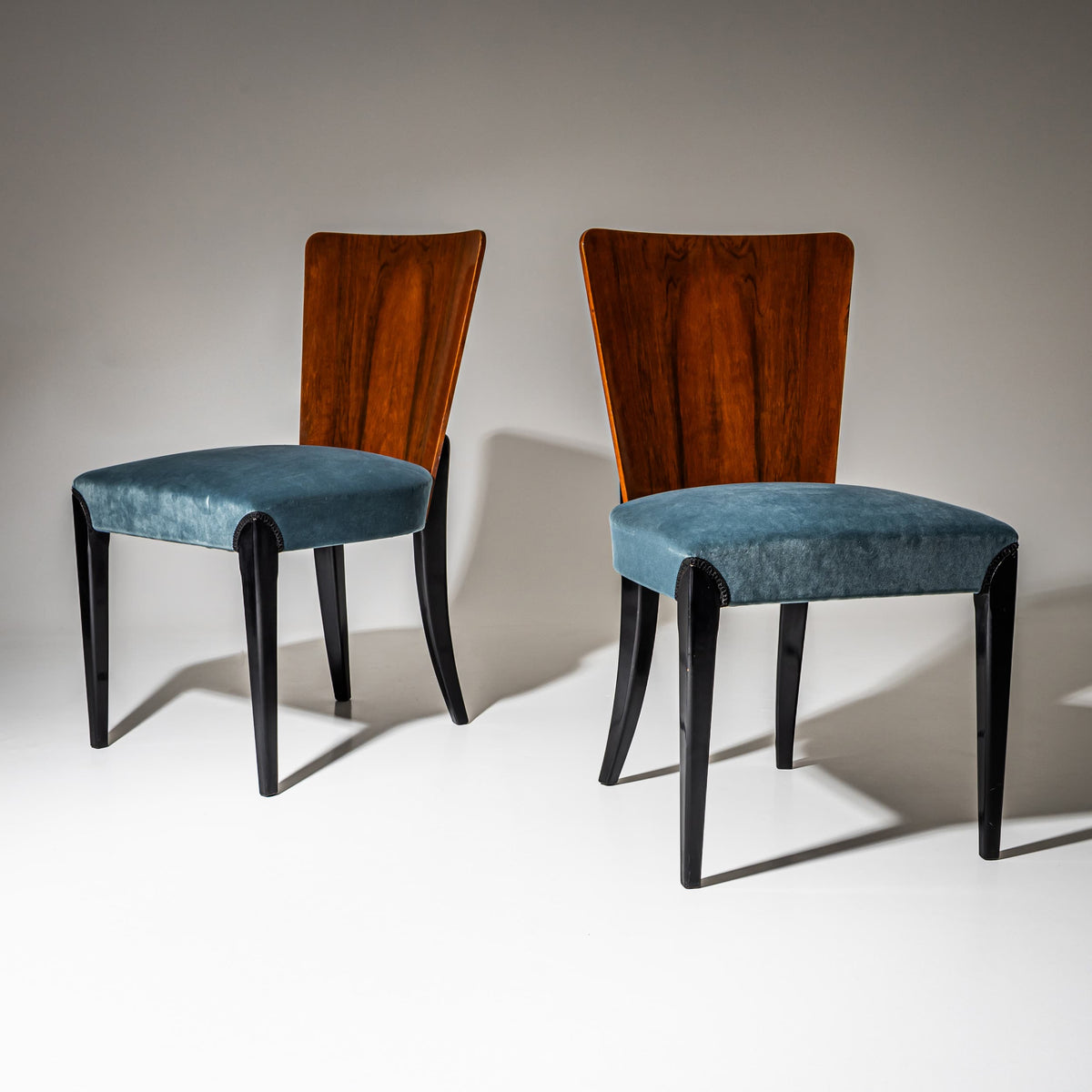 Pair of Chairs by Jindřich Halabala, Czechoslovakia, 1930s