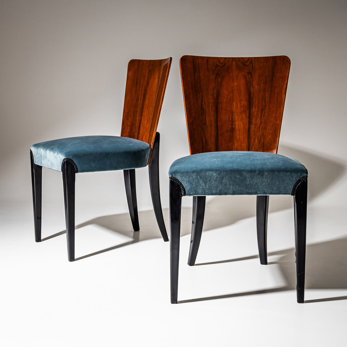 Pair of Chairs by Jindřich Halabala, Czechoslovakia, 1930s