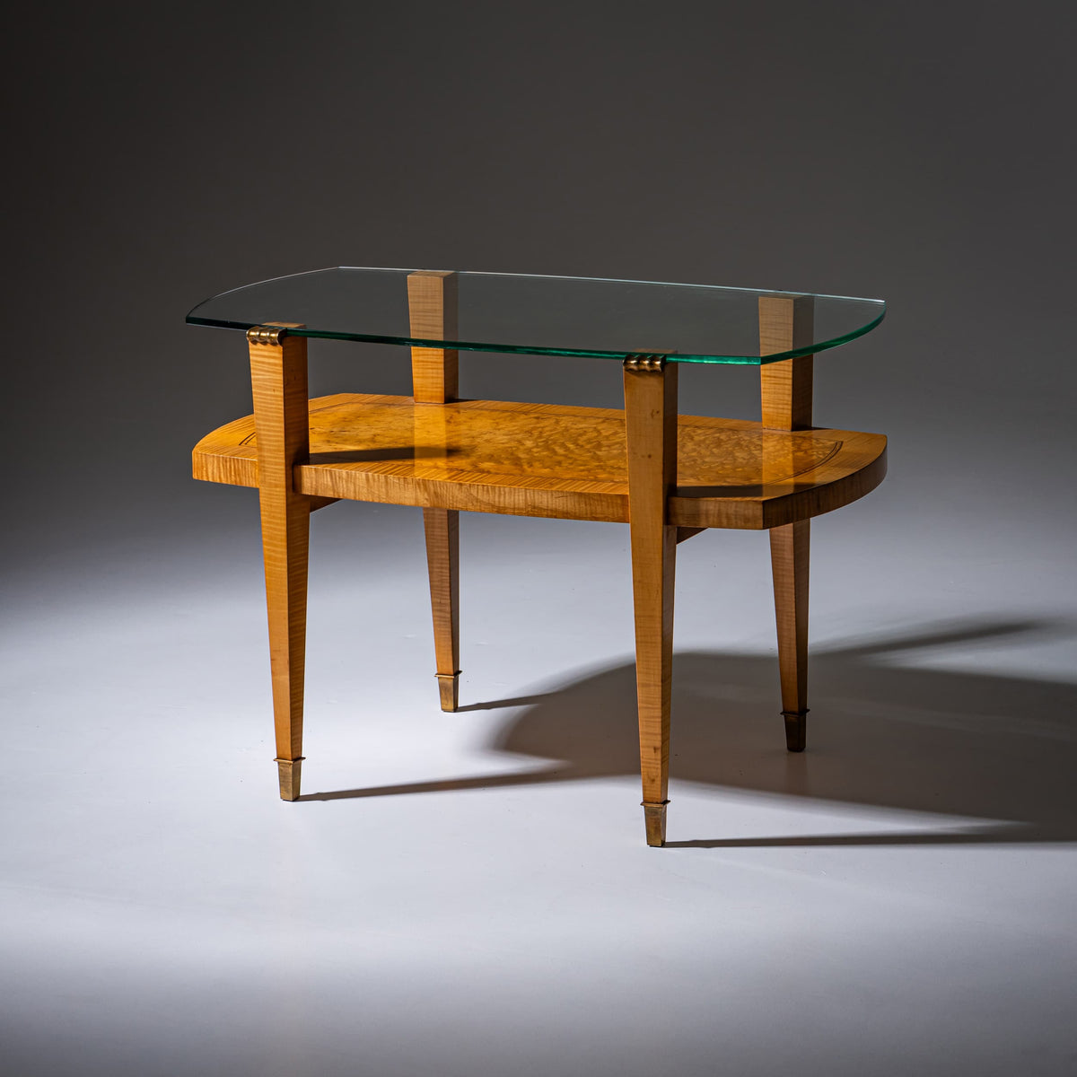 Art Deco Couchtisch, 1940er Jahre