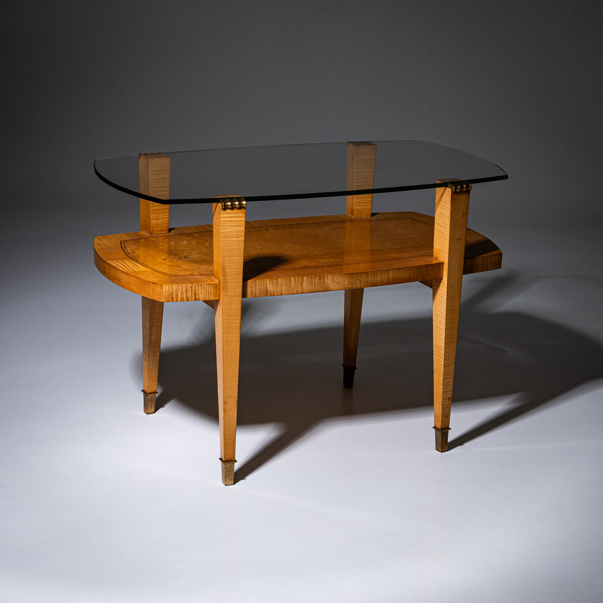 Art Deco Couchtisch, 1940er Jahre