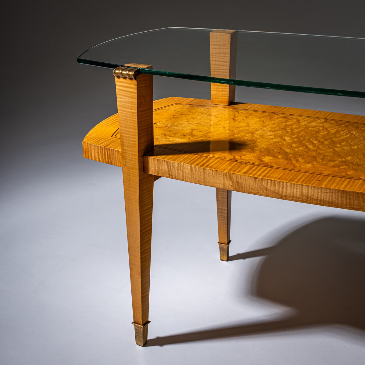 Art Deco Couchtisch, 1940er Jahre