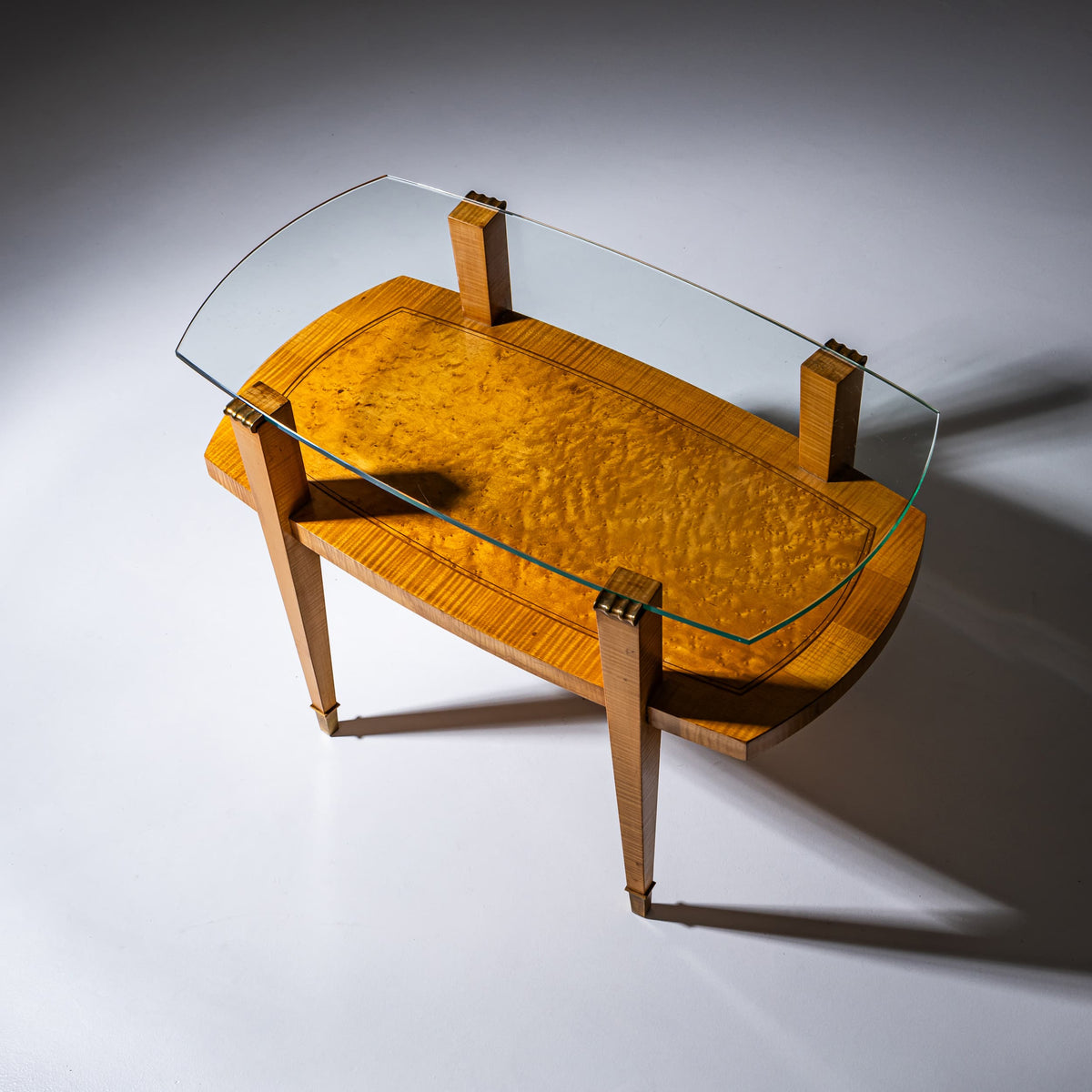Art Deco Couchtisch, 1940er Jahre