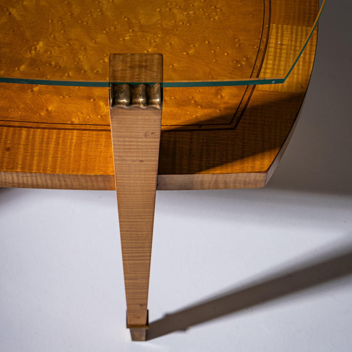 Art Deco Couchtisch, 1940er Jahre