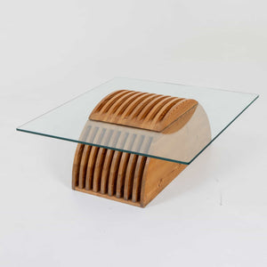 Coffee table from the Mobili nella Valle series, by Mario Ceroli for Poltronova, Italy, design 1972-77