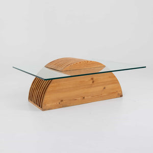 Coffee table from the Mobili nella Valle series, by Mario Ceroli for Poltronova, Italy, design 1972-77