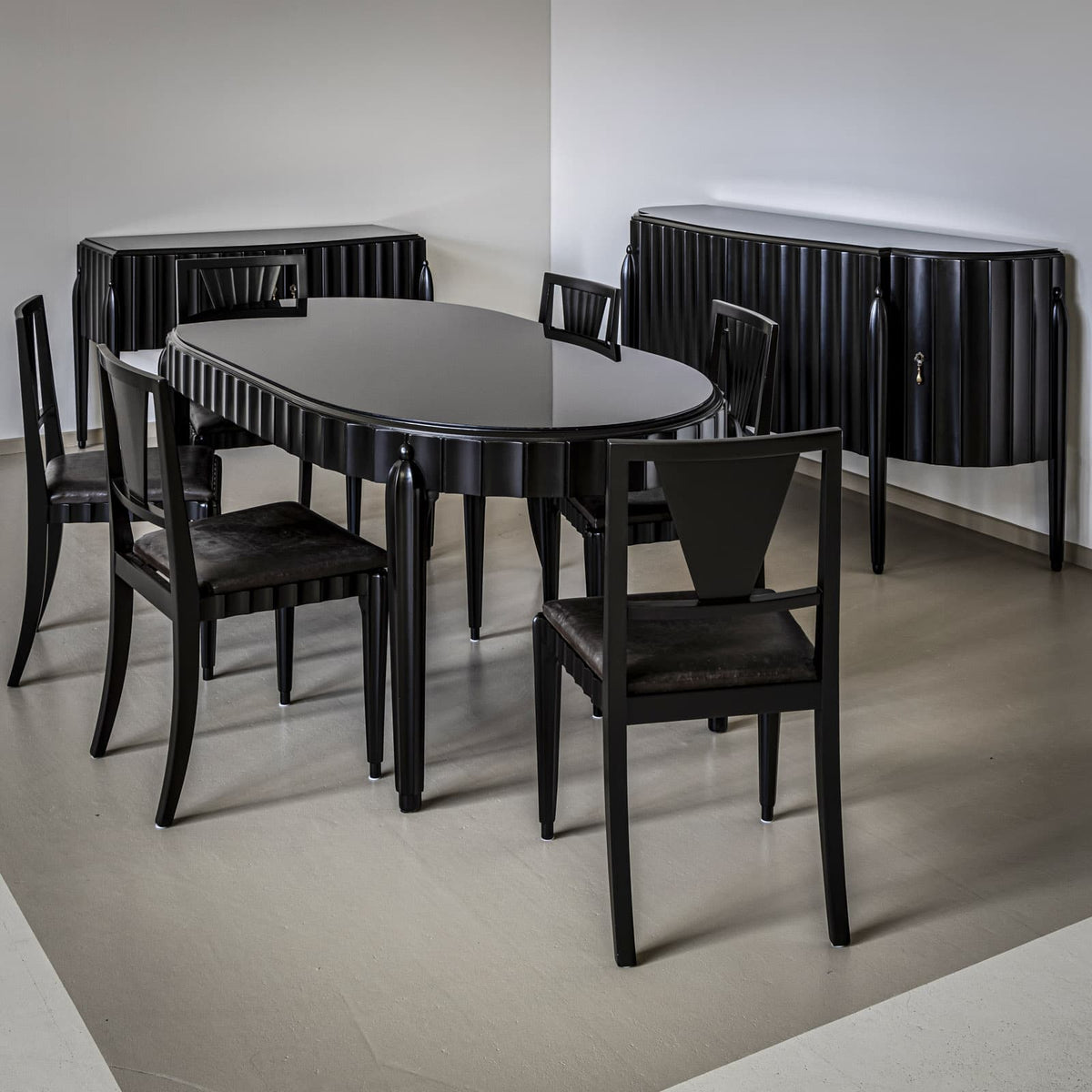 Art Deco Dining Room Ensemble, Italy 1930s