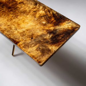 Coffee table in the style of Aldo Tura, Italy 1970s