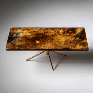 Coffee table in the style of Aldo Tura, Italy 1970s