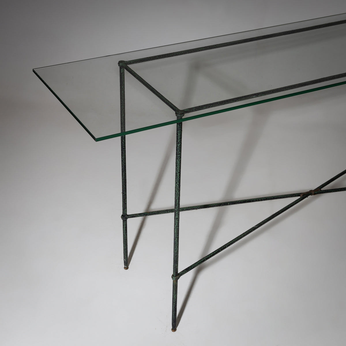 Iron Console Table, Late 20th Century