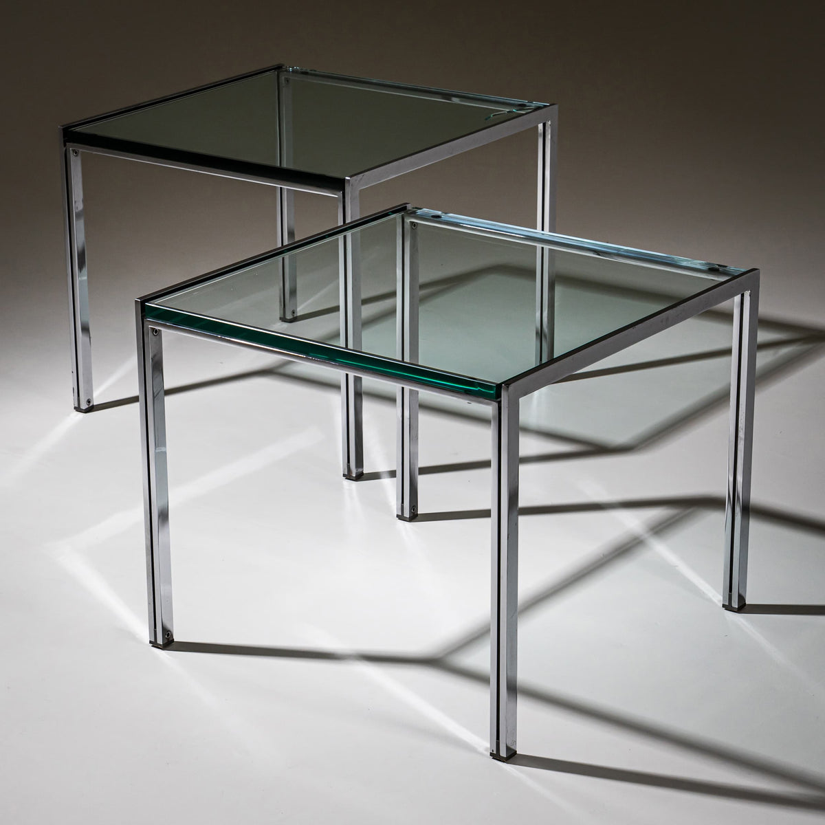 Paar Couchtische, Serie „Luar“, von Ross Littell (1924–2000) für ICF de Padova, Italien, 1960er Jahre