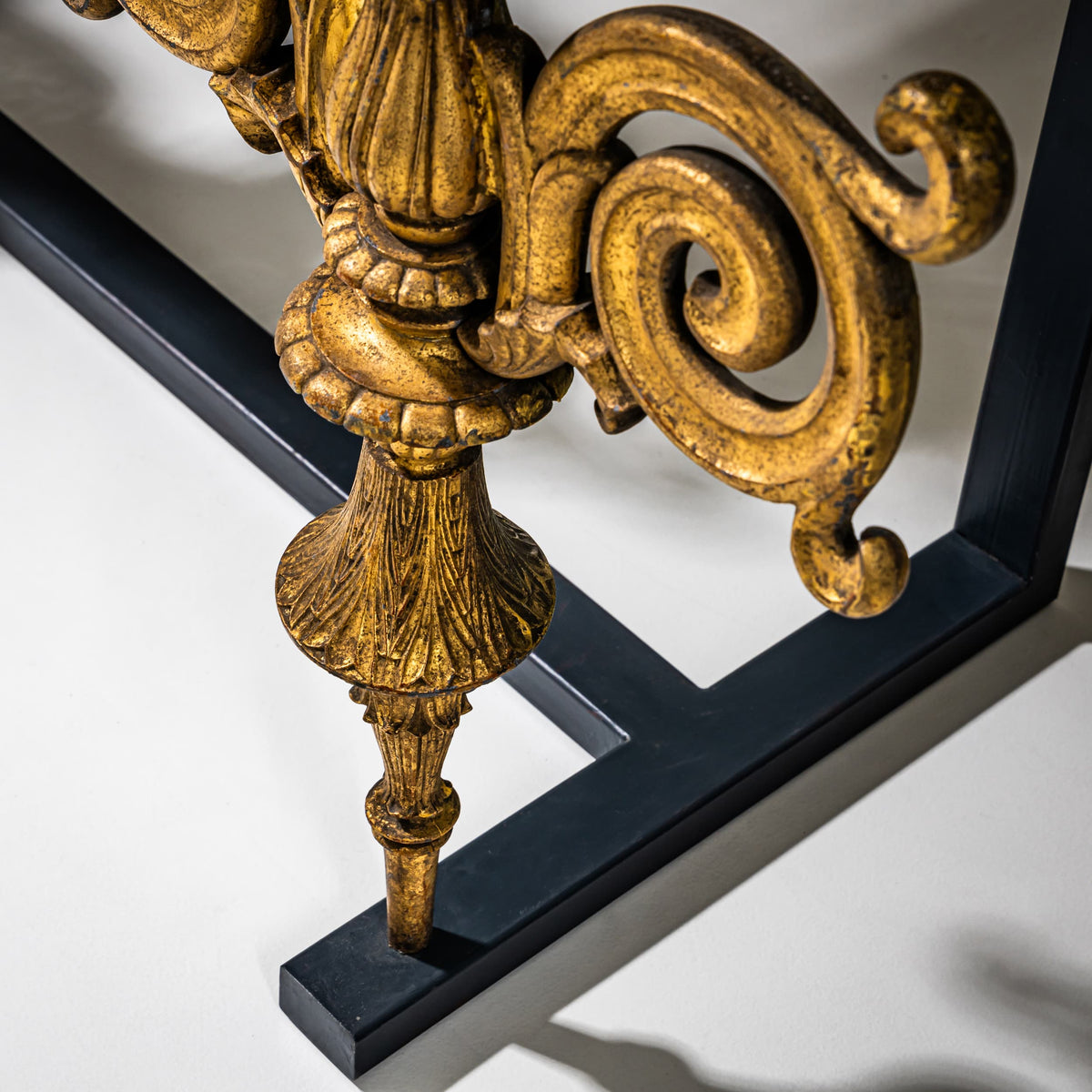 Wall Console with Neoclassical Elements, 19th / 21st Century