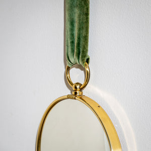 Wall Mirror in the Style of Fornasetti, Italy, Mid-20th Century