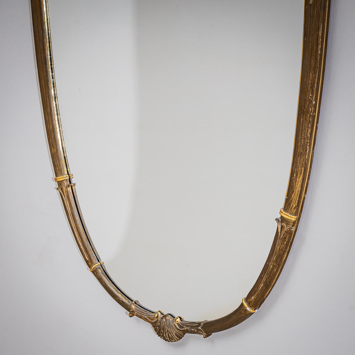 Shield-Shaped Wall Mirror, Circa 1900