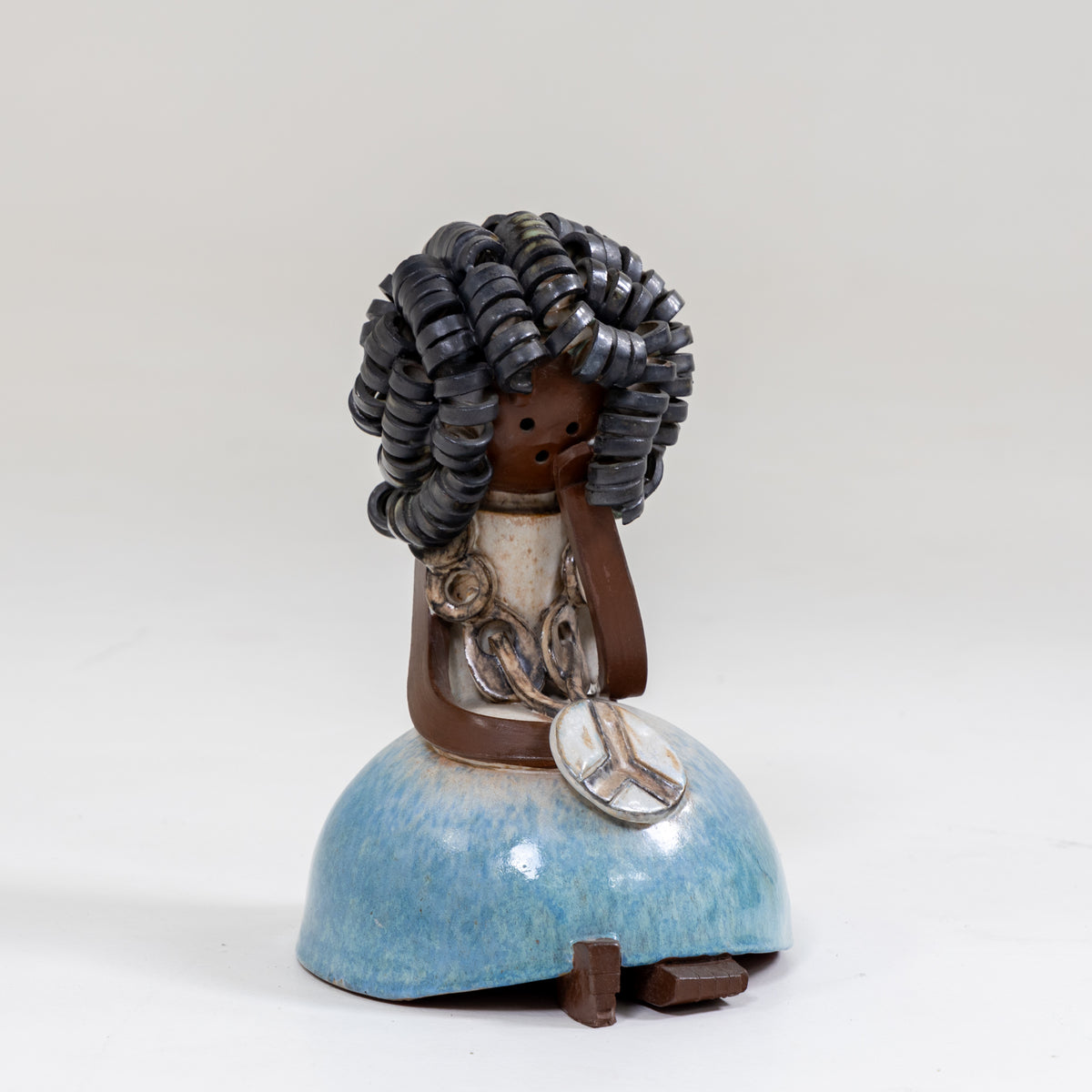 Early Elisa Cermic Doll, Spain 20th Century
