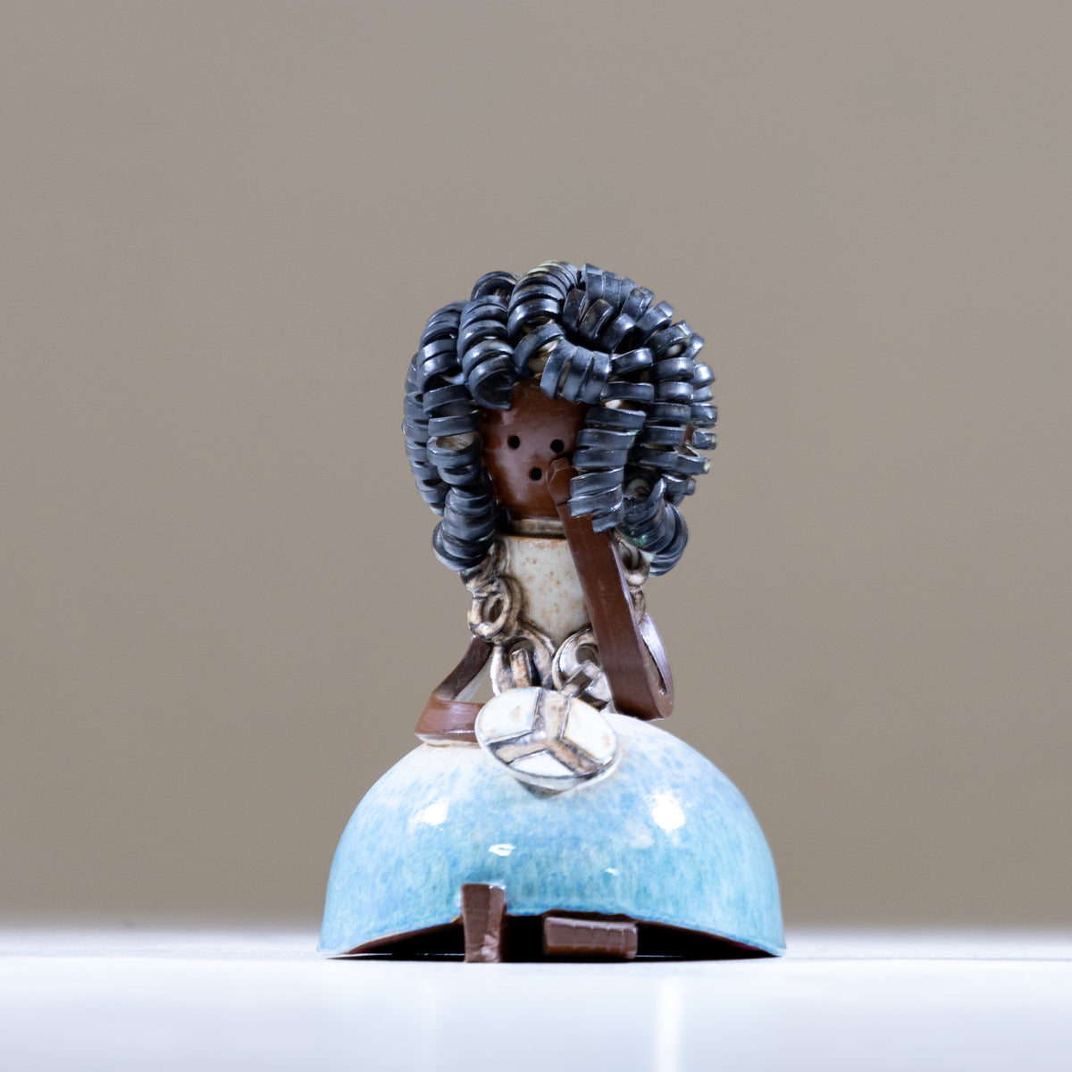 Early Elisa Cermic Doll, Spain 20th Century