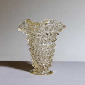 Glass vase "Rostrato" by Barovier & Toso, Italy mid 20th century