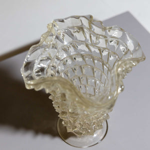 Glass vase "Rostrato" by Barovier & Toso, Italy mid 20th century