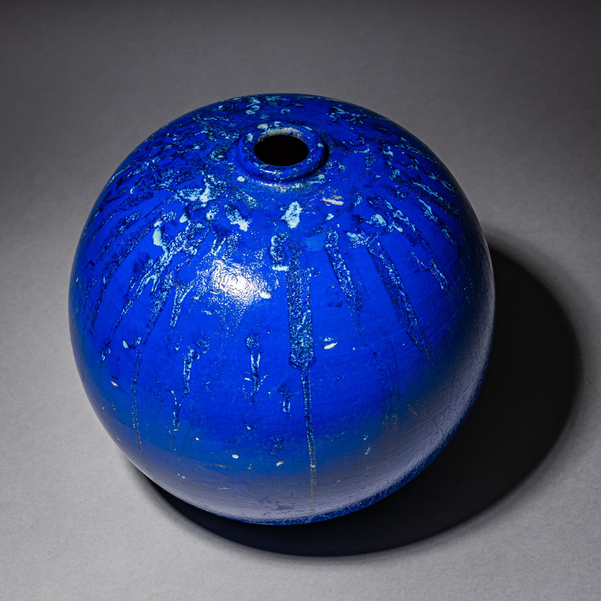 Kobaltblaue Vase von Jackie Crapanzano Arte, Italien, 21. Jahrhundert