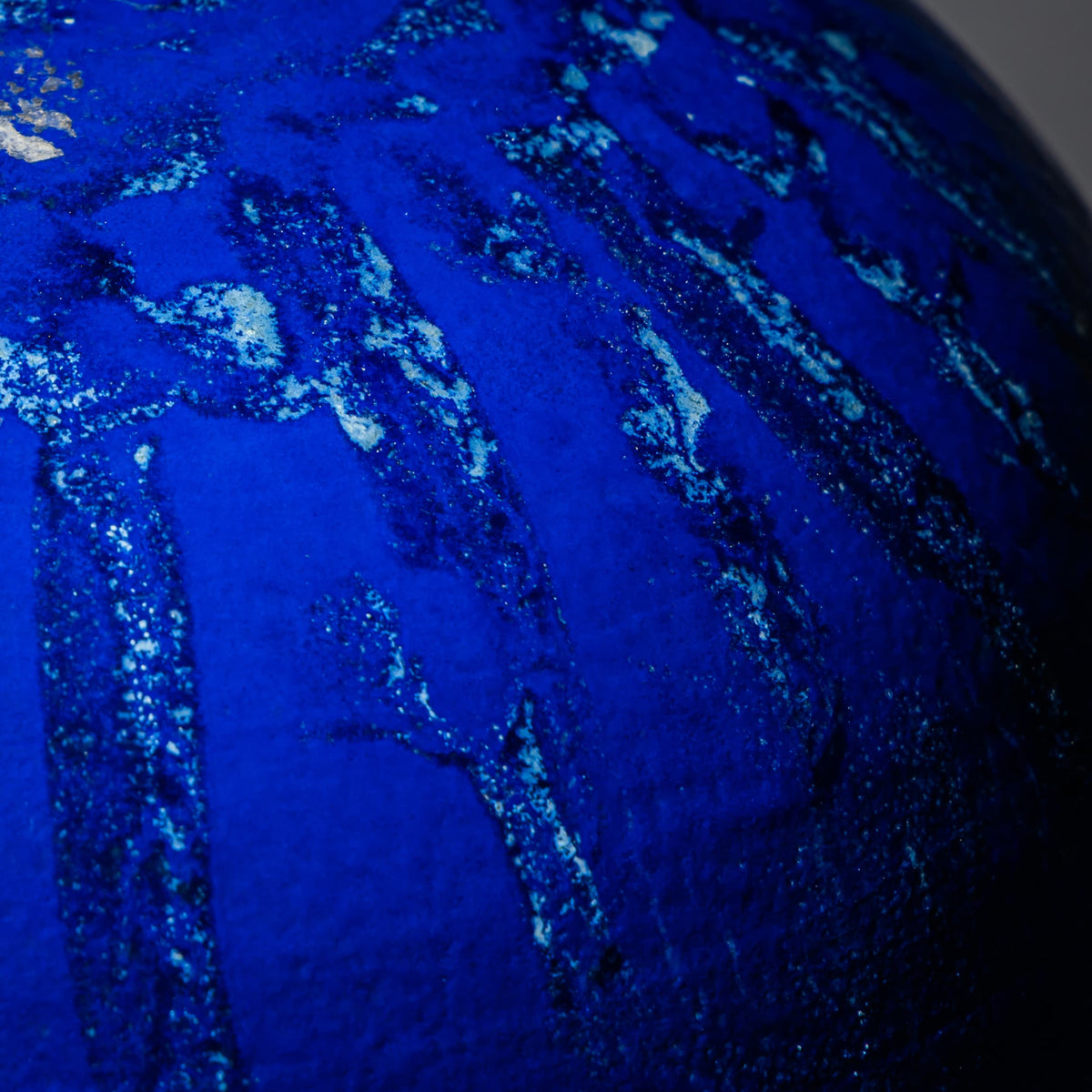 Kobaltblaue Vase von Jackie Crapanzano Arte, Italien, 21. Jahrhundert