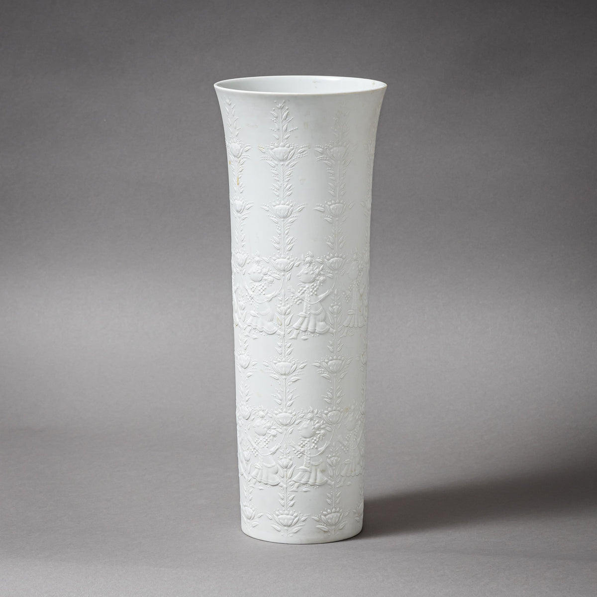 Große Bisquit-Porzellan-Vase von Björn Wiinblad für Rosenthal, Studio-Linie, Mitte 20. Jahrhundert