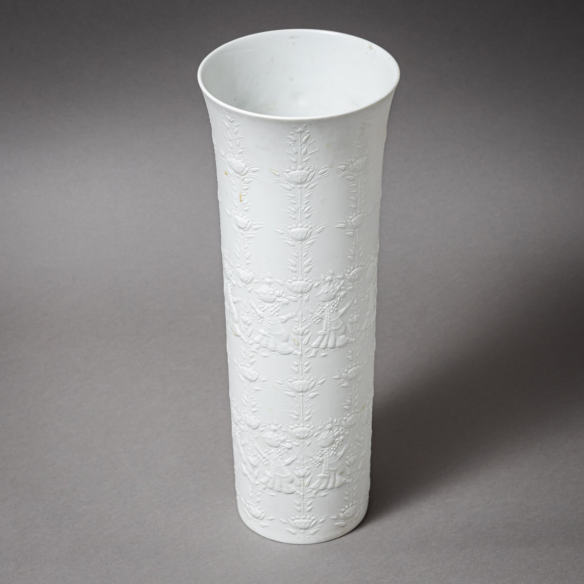 Large Bisque Porcelain Vase by Björn Wiinblad for Rosenthal, Studio Line, Mid-20th Century